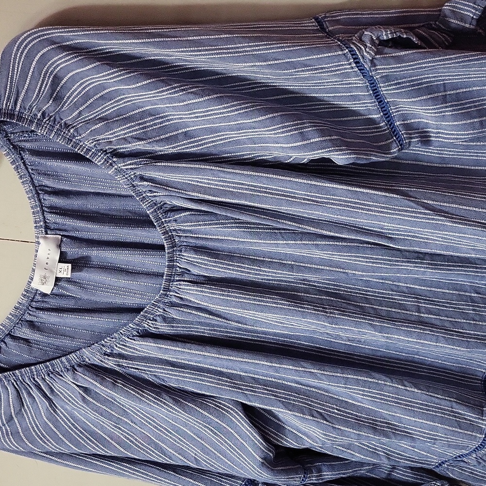 Tunic BLOUSE RUFFLE SLEEVES - Picture 2 of 5